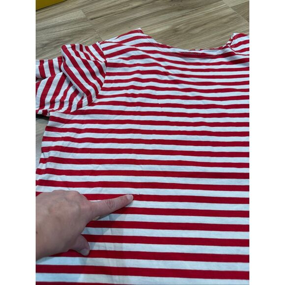 Gudrun Sjoden stripped cotton top call-out size XL - Picture 8 of 9